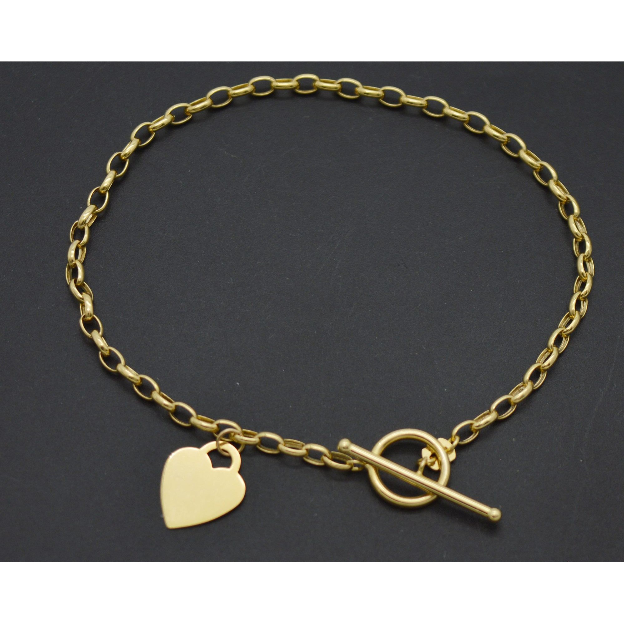Real 14k Solid Yellow Gold Shiny 7.6